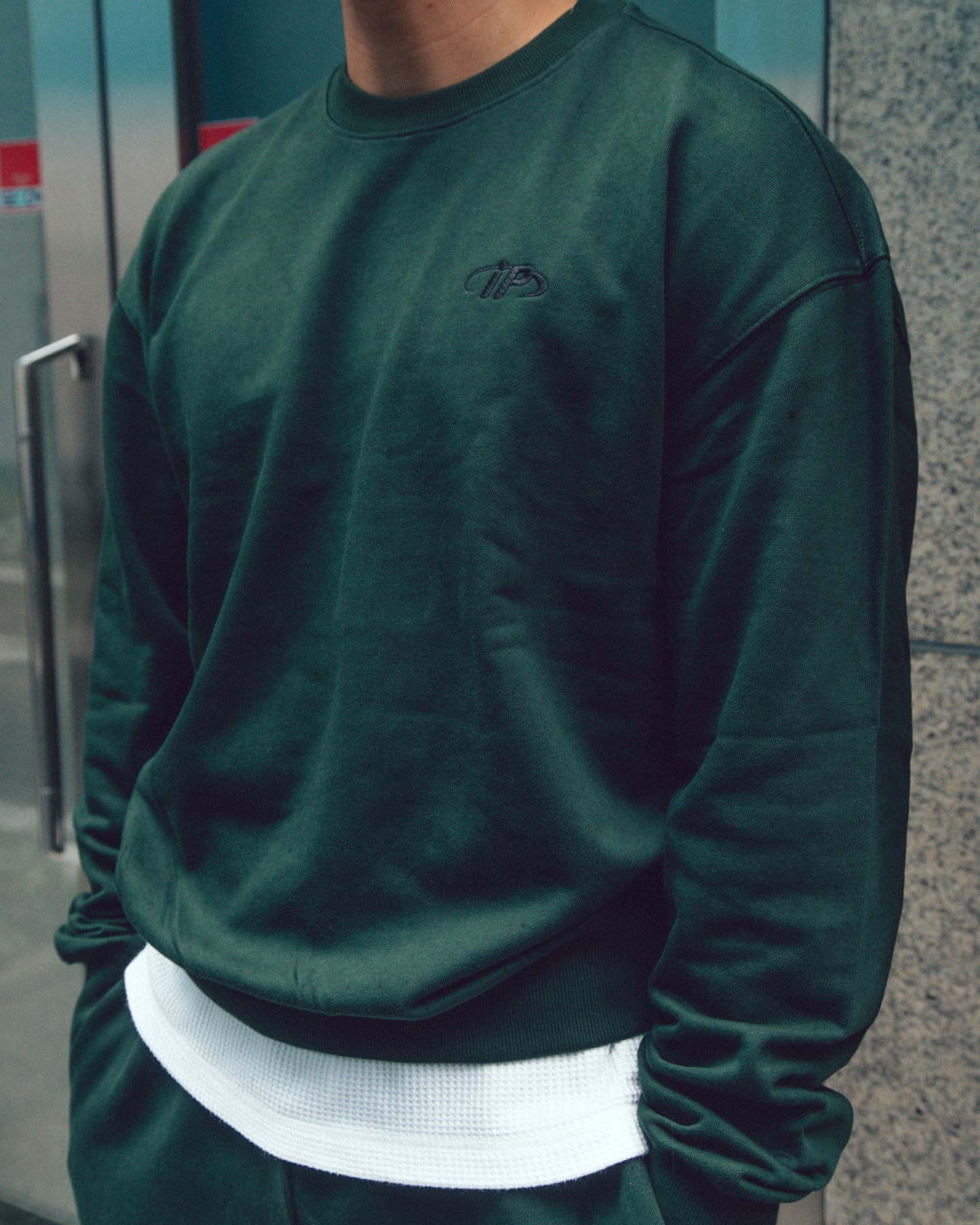 ISOPLETH SWEAT TOPS-Thug Green