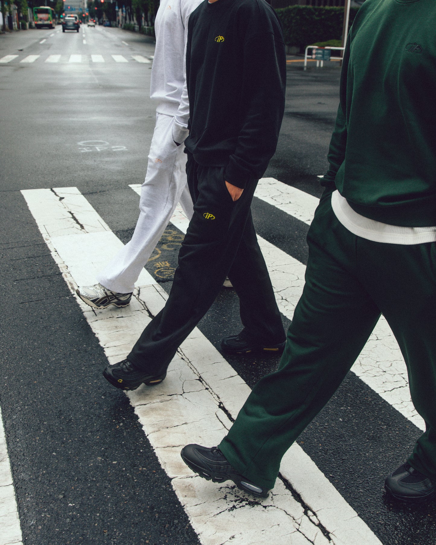 ISOPLETH SWEAT PANTS-Thug Green