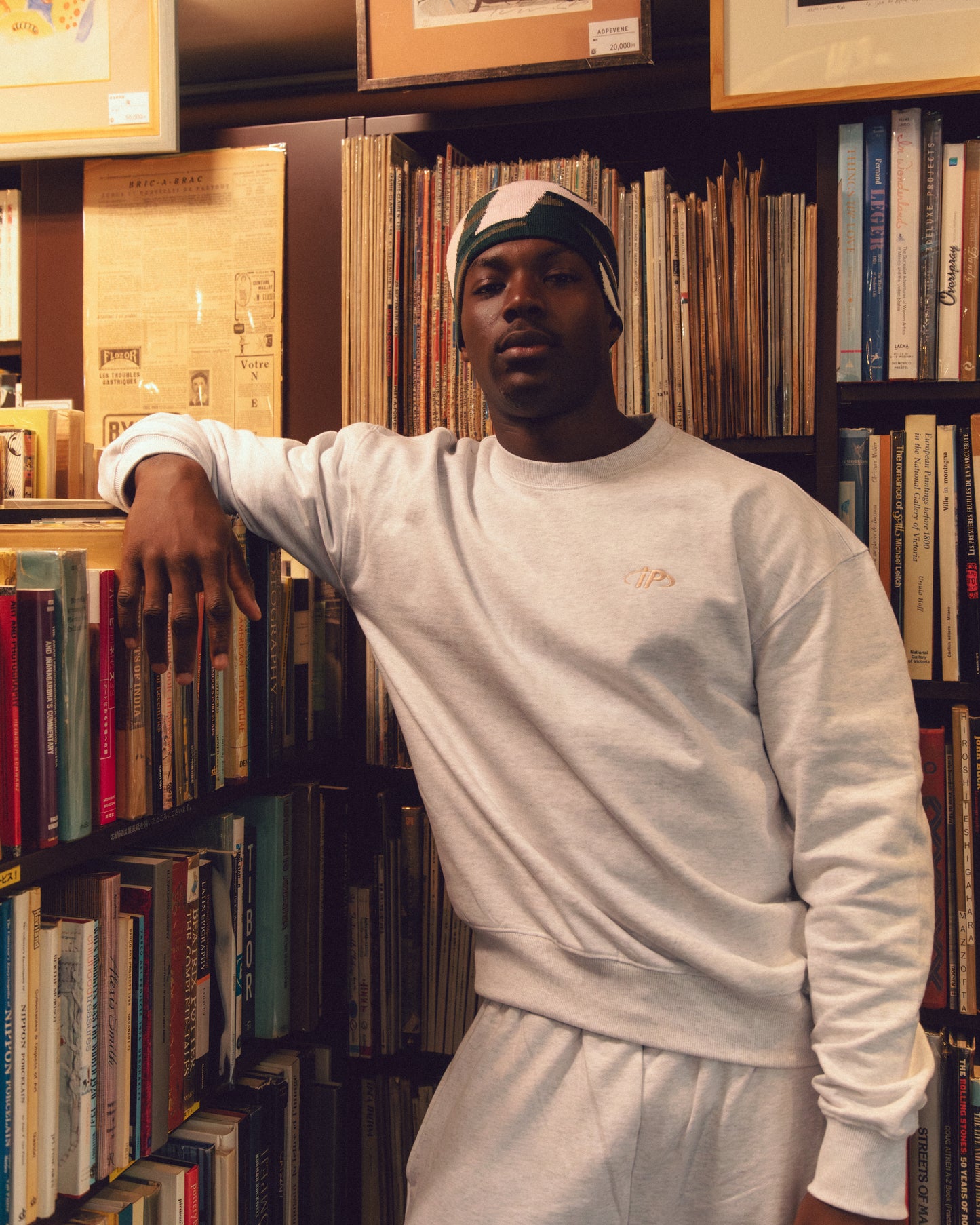 ISOPLETH SWEAT TOPS -Gray