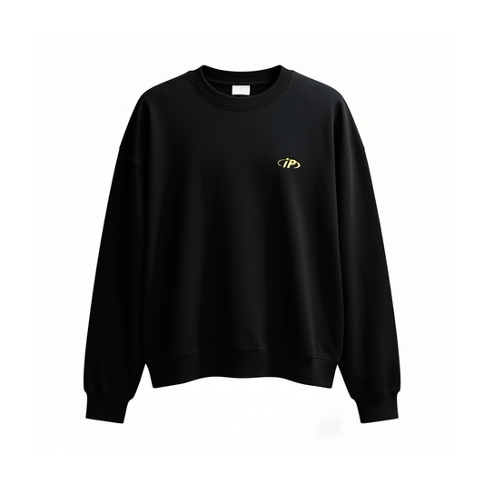 ISOPLETH SWEAT TOPS -Black