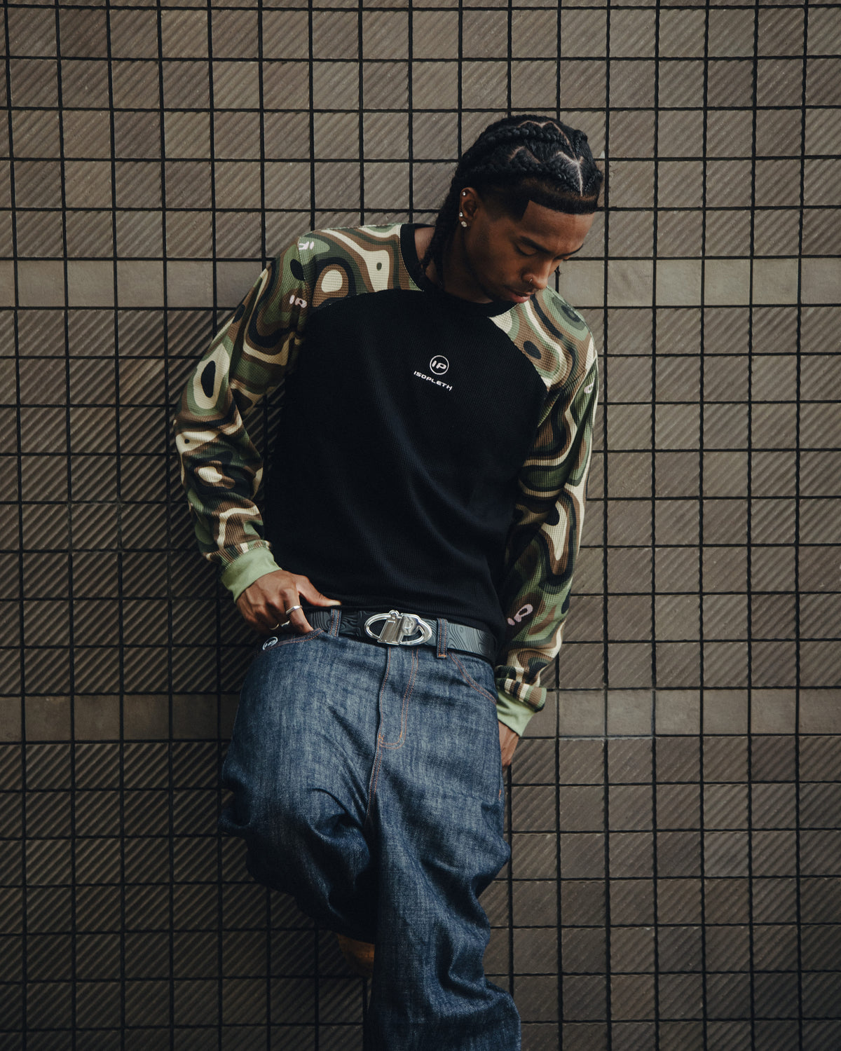 iP Camo Thermal Long Tee-Classic Camo