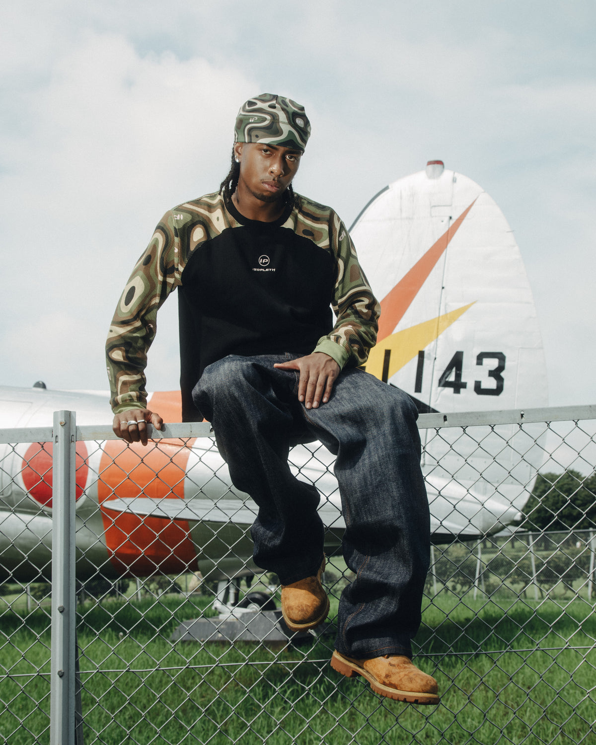 iP Camo Thermal Long Tee-Classic Camo