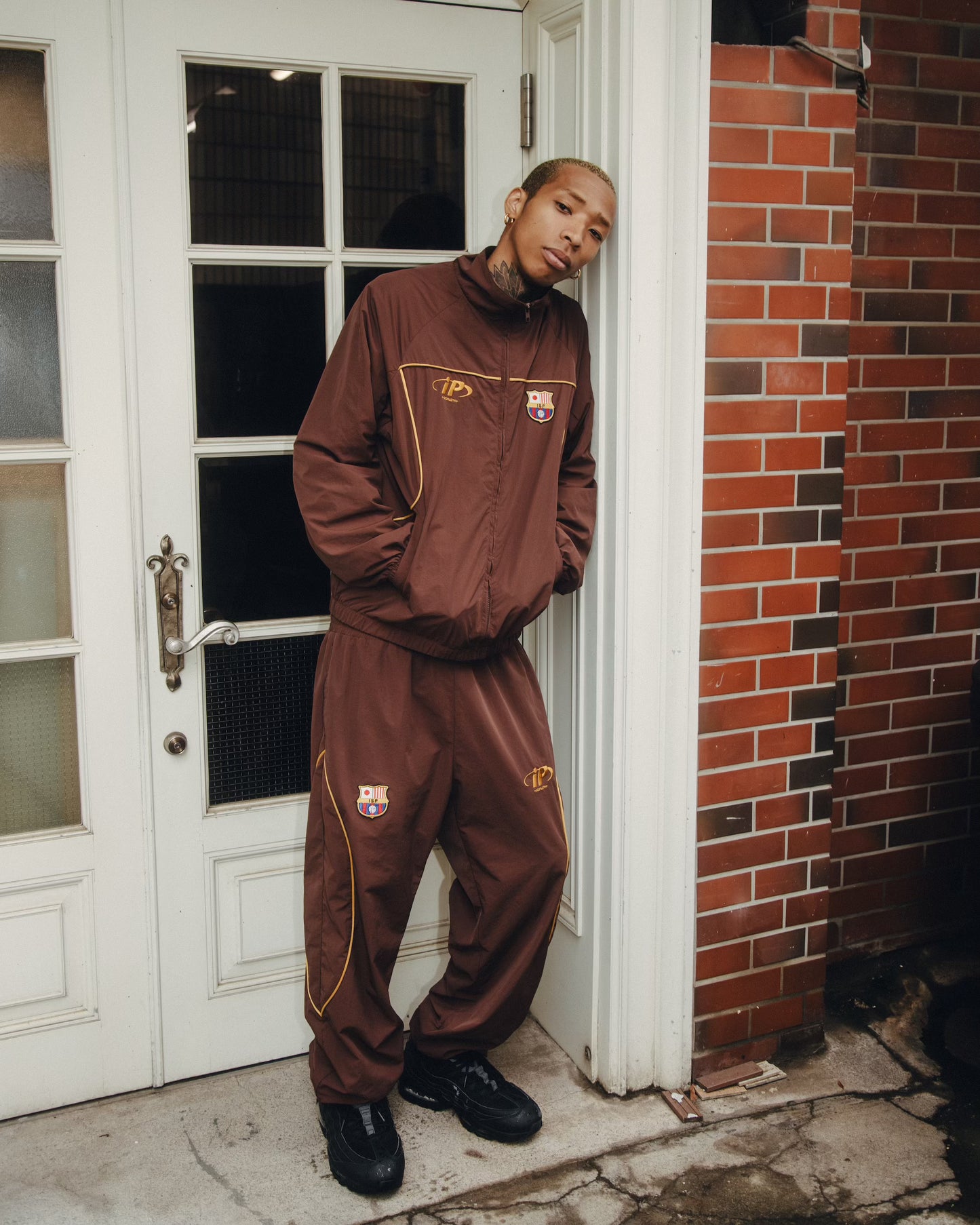 iP El Clásico Nylon Track Jacket-Brown