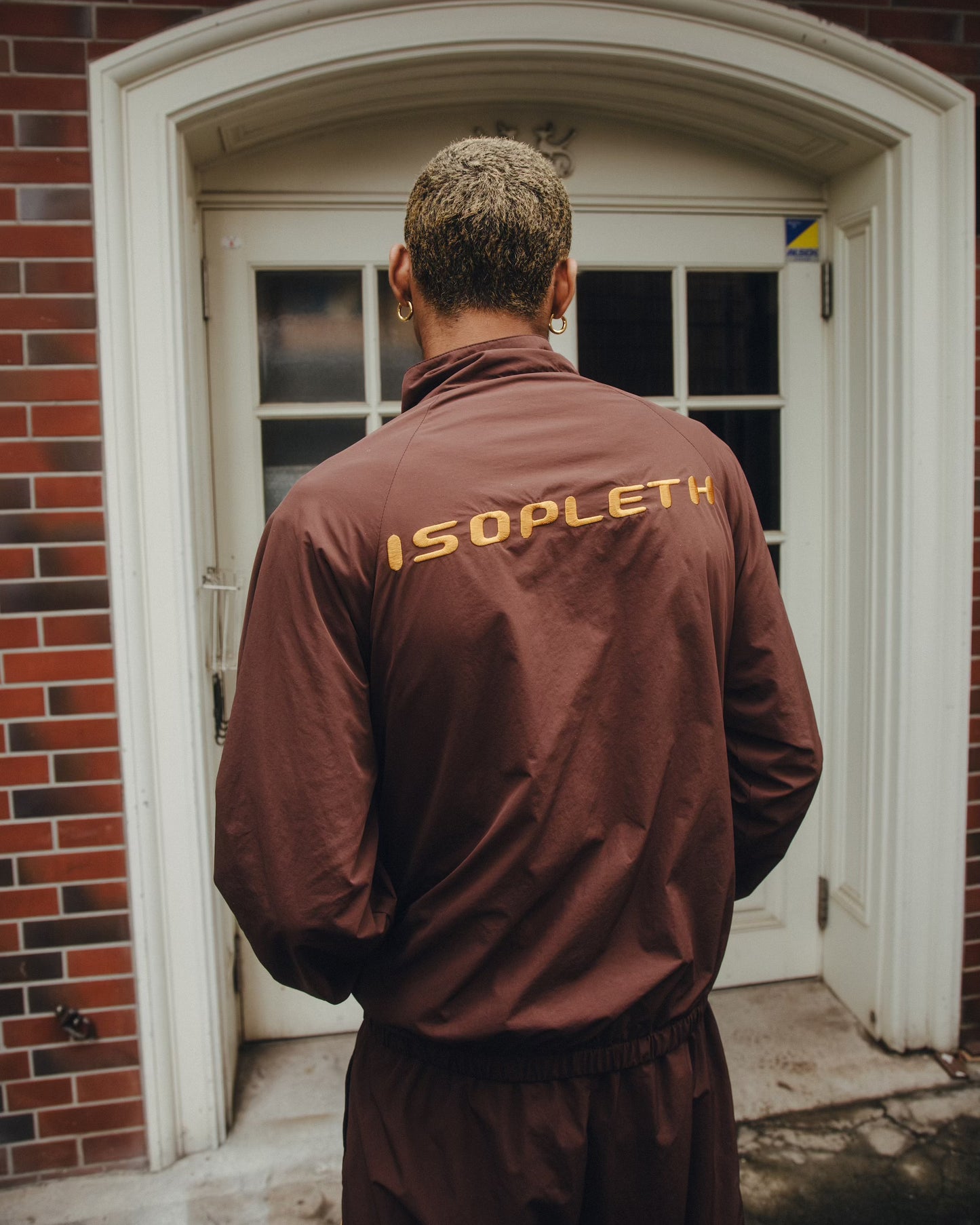 iP El Clásico Nylon Track Jacket-Brown
