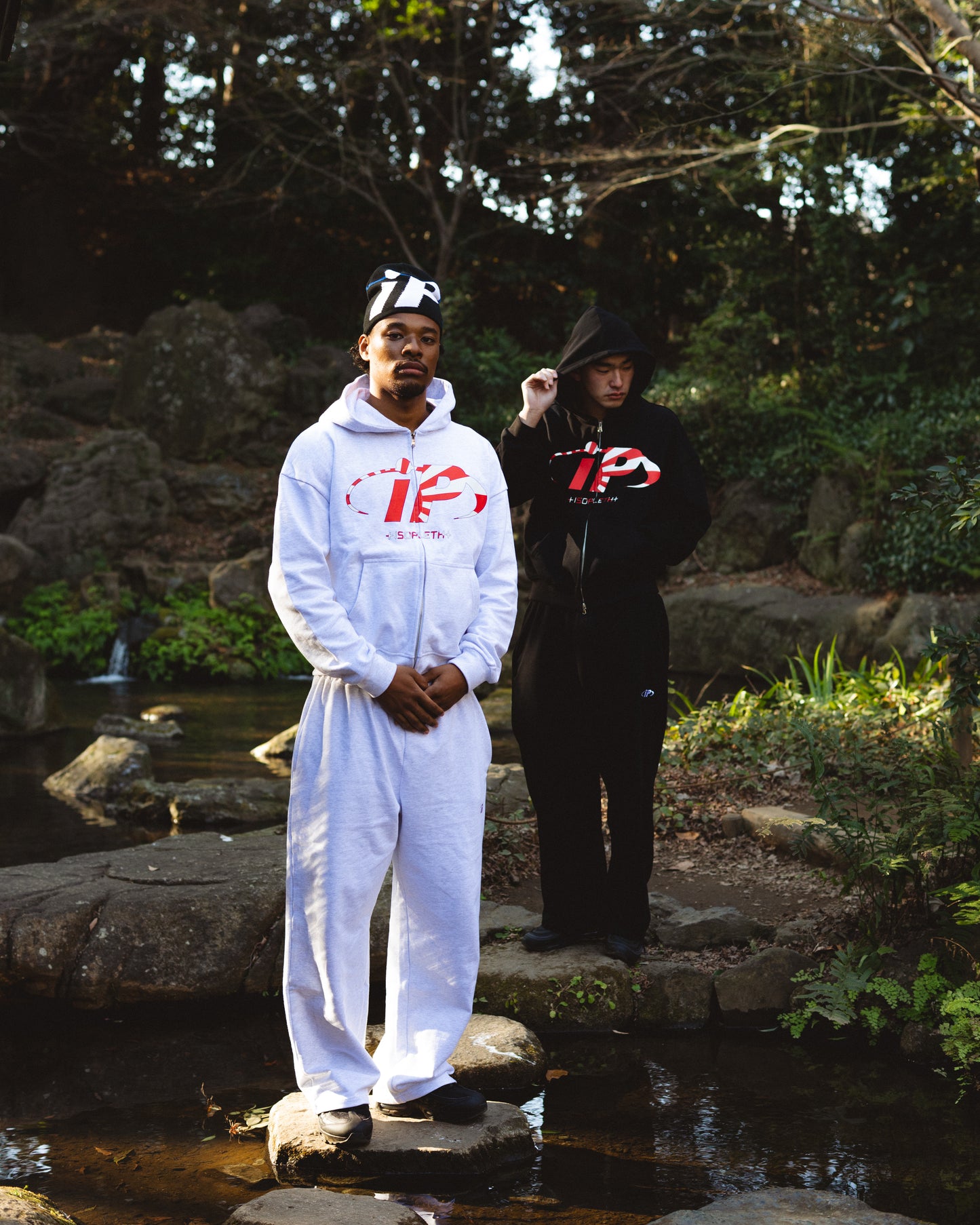 iP Sunrise zip up hoodie-Gray
