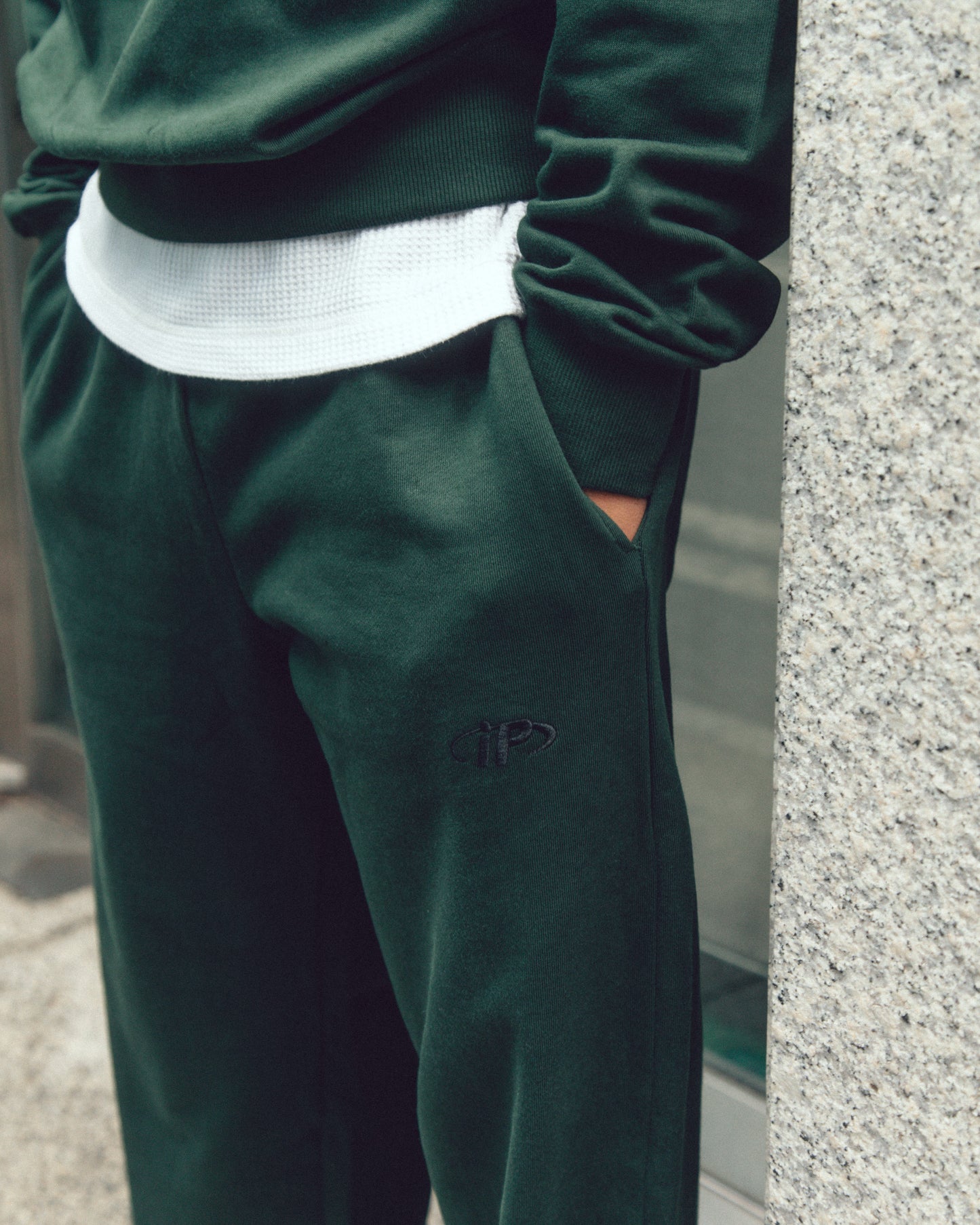 ISOPLETH SWEAT PANTS-Thug Green
