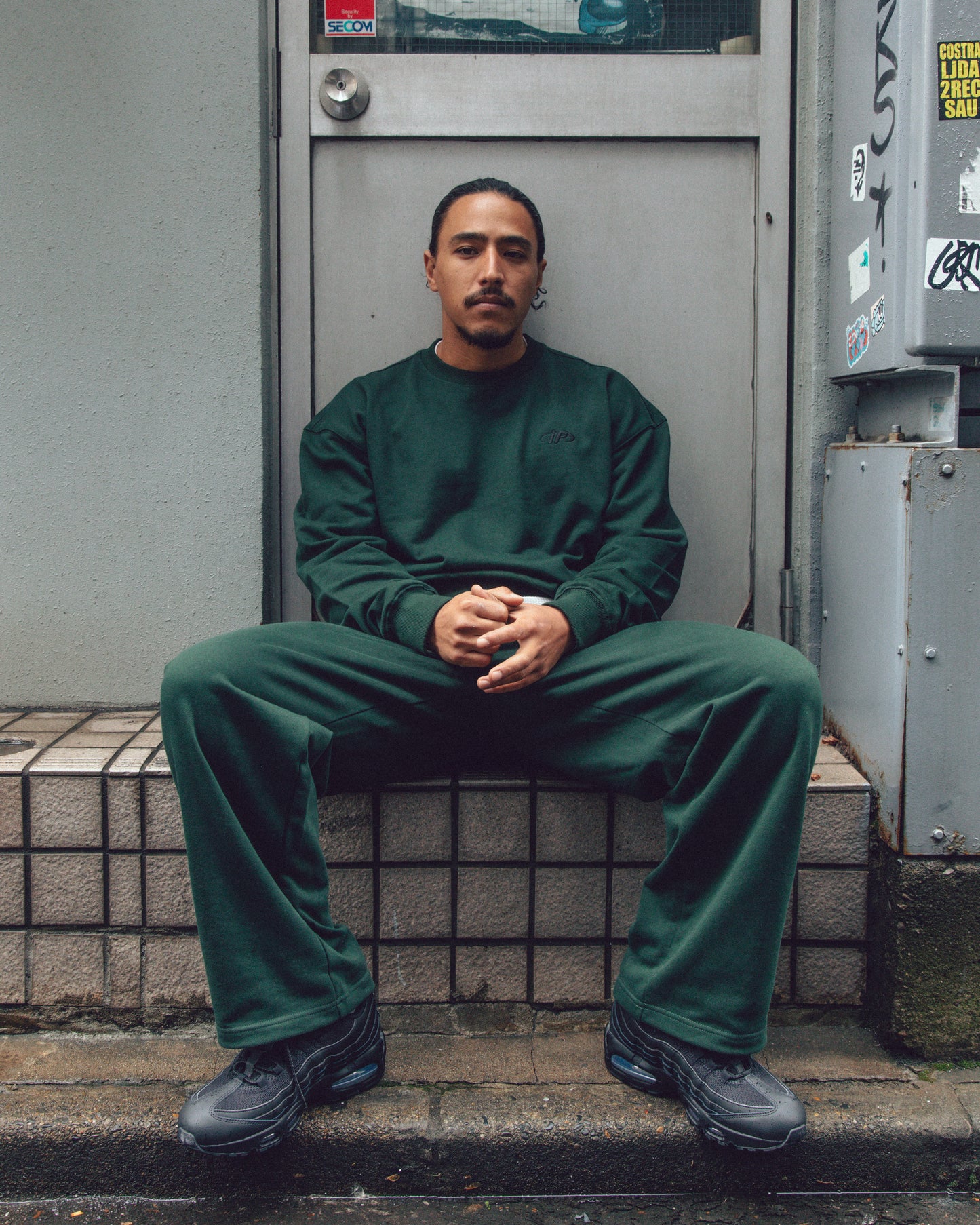 ISOPLETH SWEAT TOPS-Thug Green