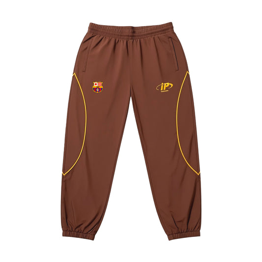 iP El Clásico Nylon Track Pants-Brown