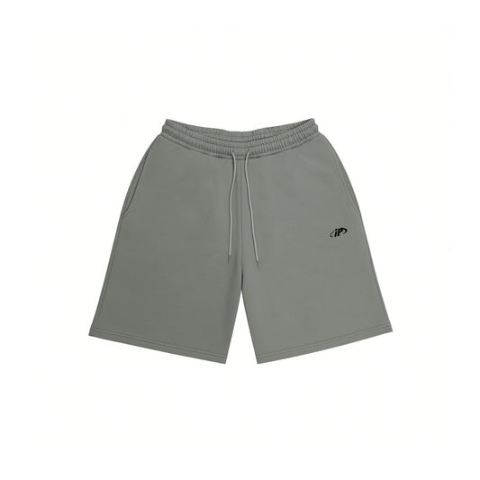ISOPLETH SWEAT HALF PANTS-Dark Gray&Black